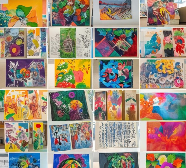 童真艺术盛宴，二年级硬笔书画作品展览风采,童真艺术盛宴，二年级硬笔书画作品展览风采,硬笔书法,童趣,硬笔书画,第1张