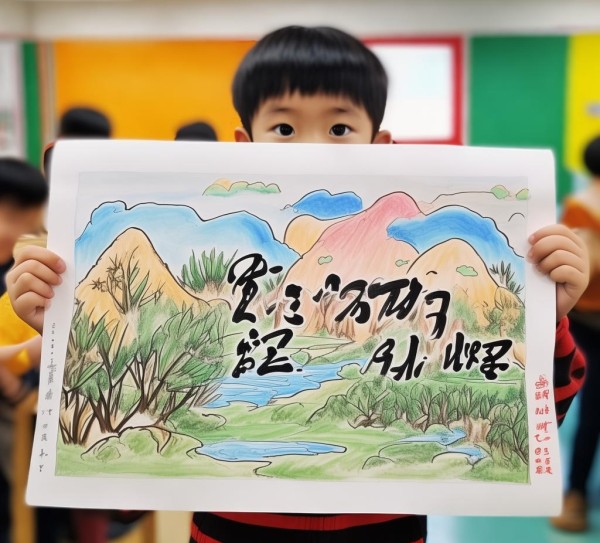 一年级山行书法作品童趣盎然赏析之旅,一年级山行书法作品童趣盎然赏析之旅,书法艺术,童趣,第1张