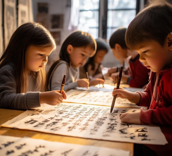 笔耕墨香，四年级书法课文化传承之旅,笔耕墨香，四年级书法课文化传承之旅,书法,艺术,第1张