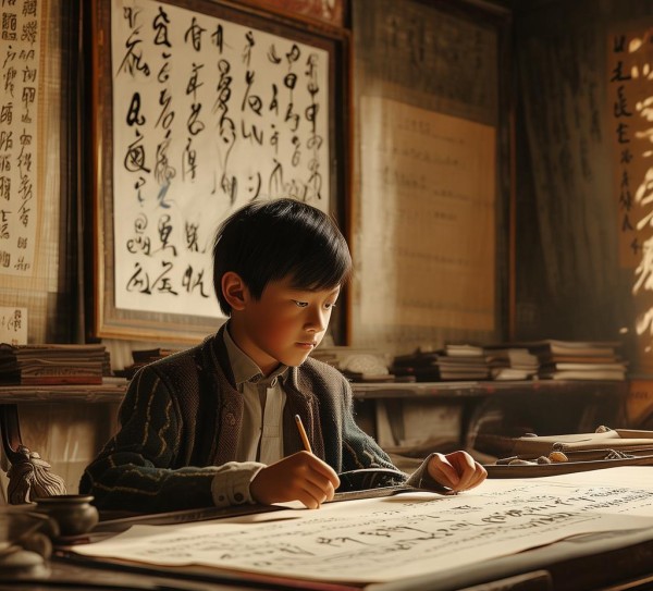 探寻六年级书法家——王羲之书法艺术精髓,探寻六年级书法家——王羲之书法艺术精髓,书法艺术,书法,艺术,第1张