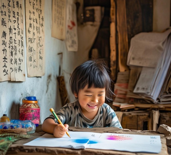 童趣满溢，家乡书画韵味初显——一年级硬笔书写风采,童趣满溢，家乡书画韵味初显——一年级硬笔书写风采,书法,艺术,童趣,第1张
