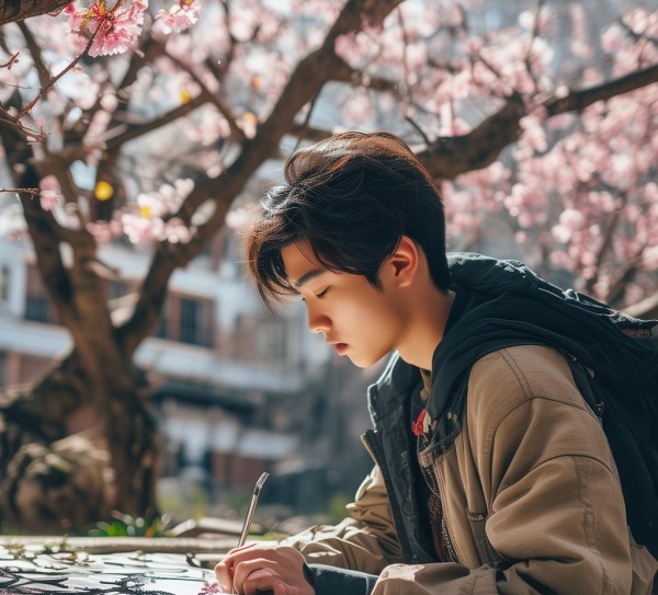 墨香青春，书法专业大学生的校园足迹,墨香青春，书法专业大学生的校园足迹,书法艺术,书法,艺术,第1张