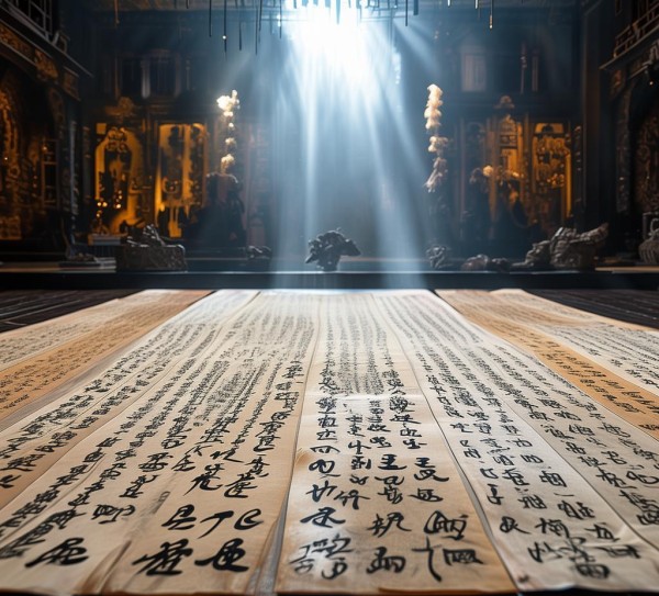 揭秘古代瑰宝，四大书法名家字体艺术精粹,揭秘古代瑰宝，四大书法名家字体艺术精粹,书法艺术,书法,艺术,第1张