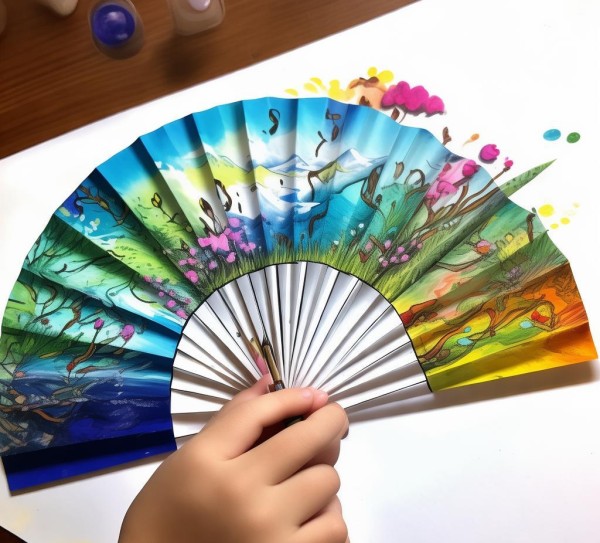 探索方圆之美，四年级学生硬笔书画扇形艺术之旅,探索方圆之美，四年级学生硬笔书画扇形艺术之旅,艺术,硬笔书画,第1张