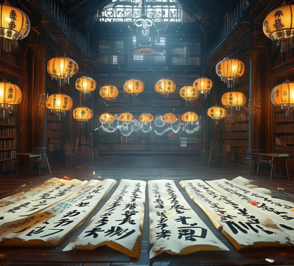 揭秘八大山人之书法奥秘，一场跨越千年的书法名家盛宴,揭秘八大山人之书法奥秘，一场跨越千年的书法名家盛宴,书法艺术,书法,艺术,第1张
