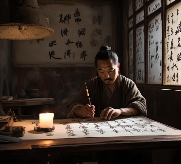 书法家的幽深日常，一笔一划间的心境画卷,书法家的幽深日常，一笔一划间的心境画卷,书法艺术,书法,艺术,第1张