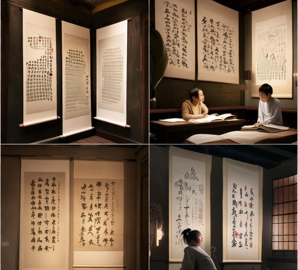 书法瑰宝传承，揭秘四大书法名家的艺术精髓,书法瑰宝传承，揭秘四大书法名家的艺术精髓,书法艺术,书法,艺术,第1张