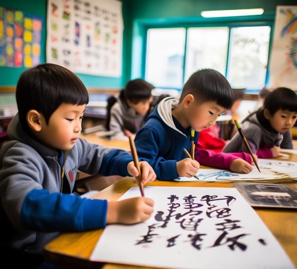 四年级书法之旅，校园生活墨香四溢,四年级书法之旅，校园生活墨香四溢,书法艺术,书法,艺术,第1张