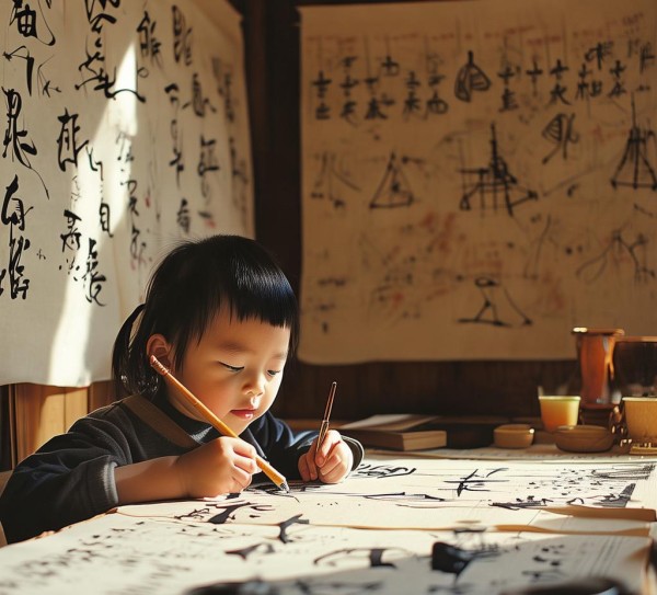 智慧启蒙·墨韵传承，二年级科普书法之旅,智慧启蒙·墨韵传承，二年级科普书法之旅,书法,艺术,硬笔书法,第1张