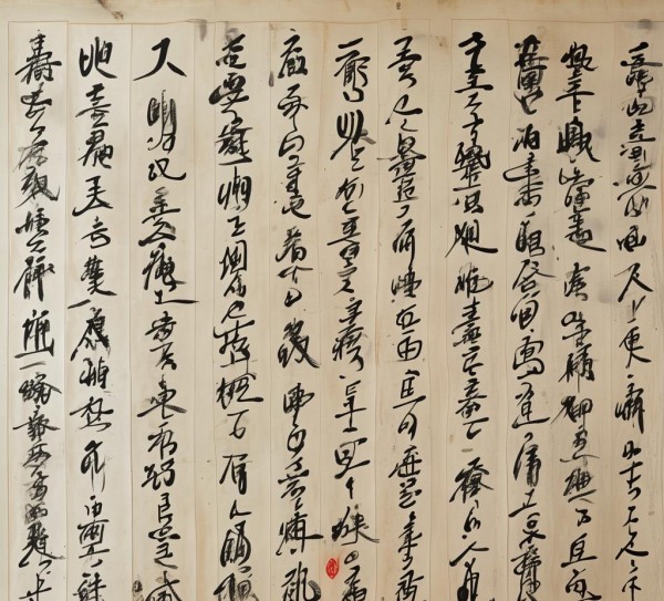 墨舞风华画卷，4尺8字行书作品深度赏析,墨舞风华画卷，4尺8字行书作品深度赏析,书法艺术,书法,艺术,第1张