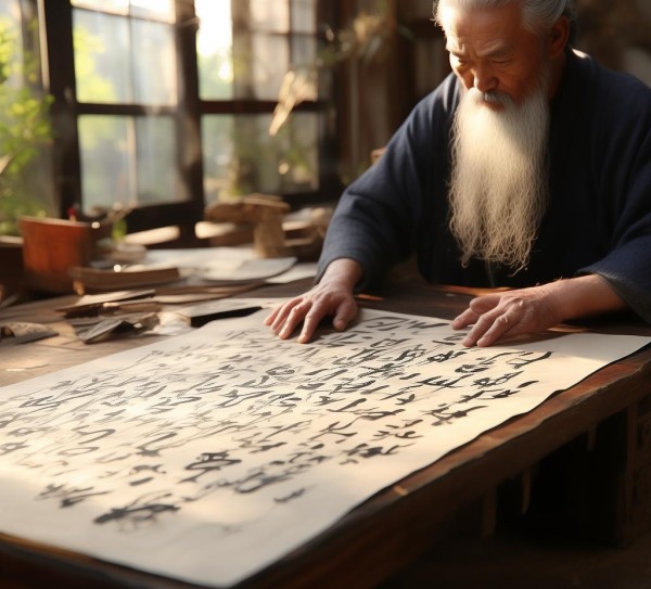 书法艺术，宁静人生与哲思的交融,书法艺术，宁静人生与哲思的交融,书法,艺术,第1张