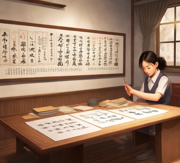四年级上期书法理论试题解析与辅导指南,四年级上期书法理论试题解析与辅导指南,书法,艺术,第1张