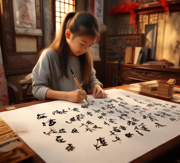 初一毛笔书法基础知识全攻略,初一毛笔书法基础知识全攻略,书法,艺术,第1张