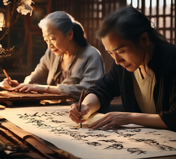 墨韵风华，三位书法大家艺术风采赏析,墨韵风华，三位书法大家艺术风采赏析,书法艺术,书法,艺术,第1张